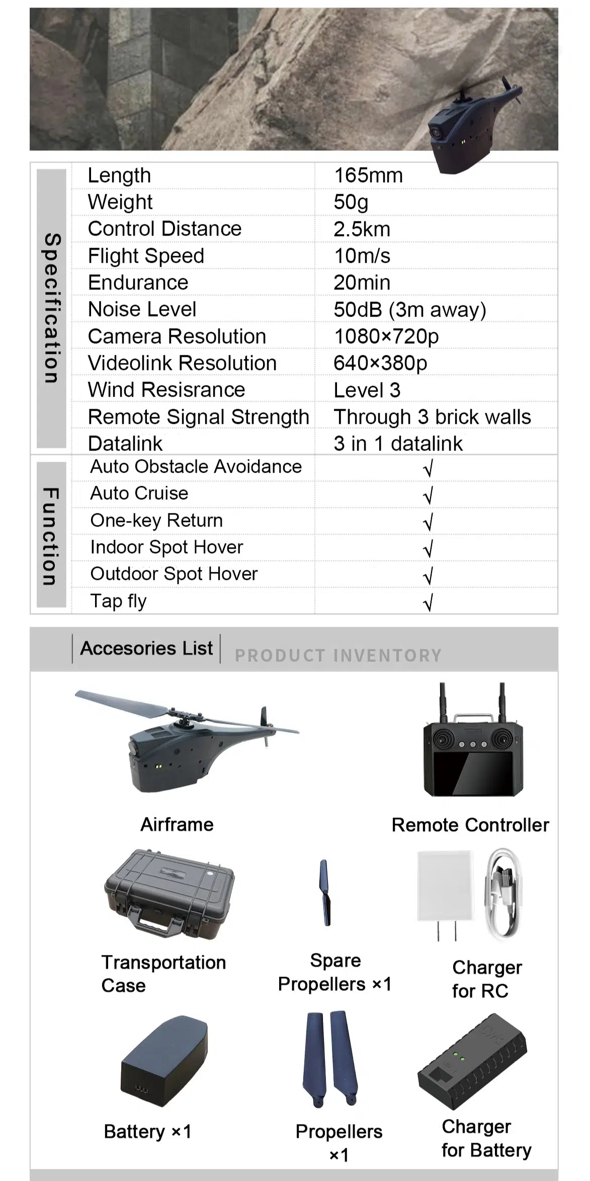 BDU Mini Helicopter Black Mamba Micro Reconnaissance Drone 9 mini helicopter, black hornet, micro helicopter
