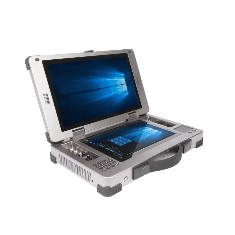 Double Screen Ground Control Station | SW-G21 15.6'' + 12.4'' 1000nit 3 double screen ground control station