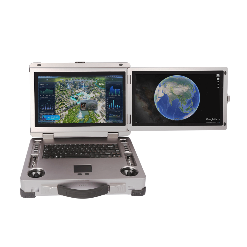 ground control station, rugged drone controller,high brightness GCS,multi-channel RC system, field operation workstation