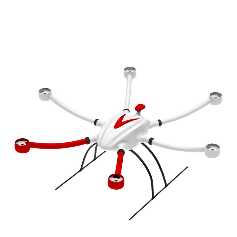 BDU Rotary Wing Drone H152 Multi-rotor UAV 7kg Payload Fire Extinguish