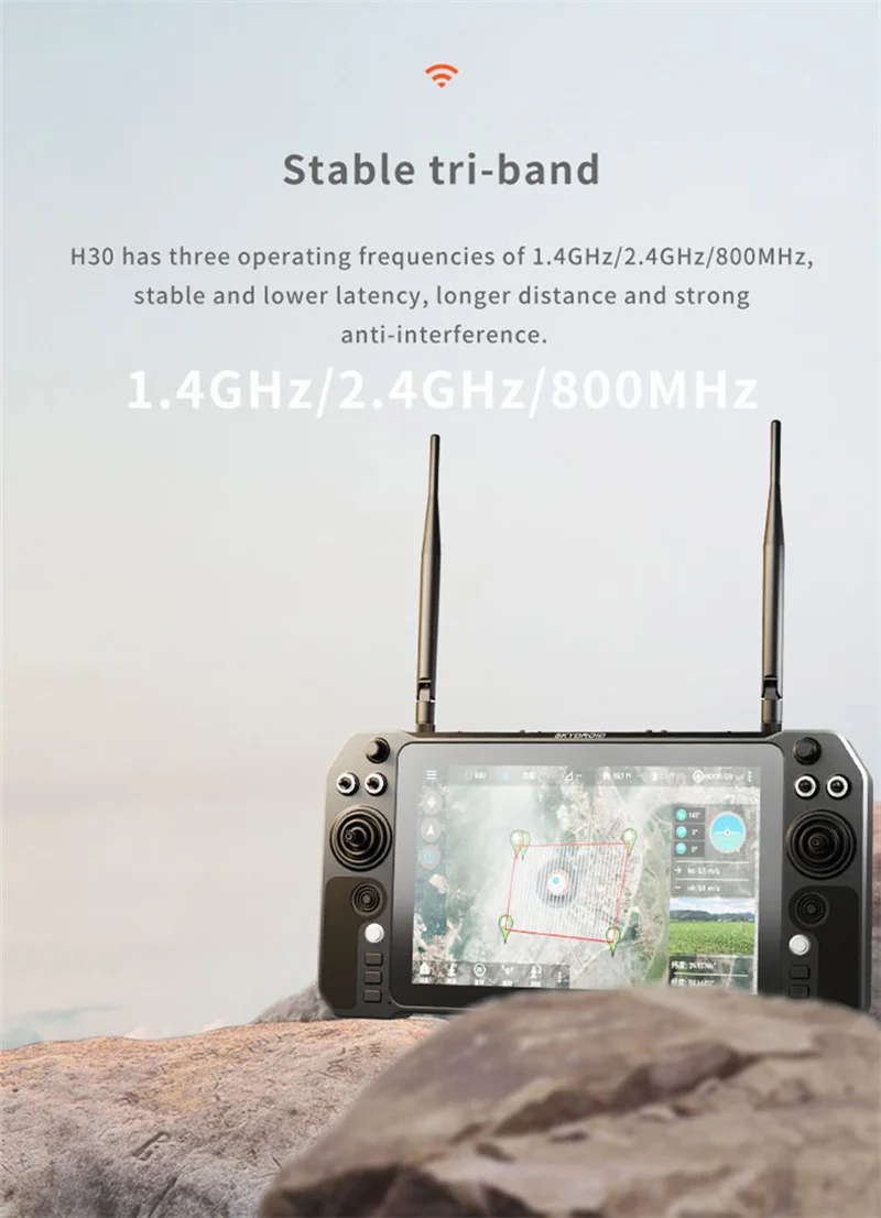 Skydroid H30 Drone Remote Controller 16 Channel 50km Videolink Datalink 4 H30, 16 channel, remote controller, remote control, videolink, datalink, image transmitter, video transmitter