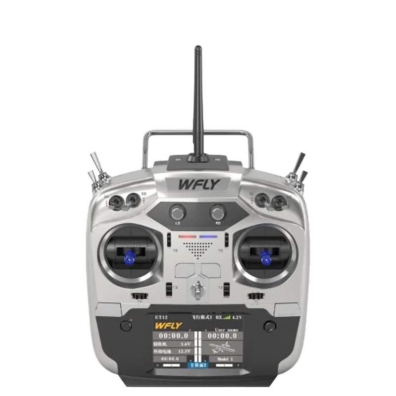 WFLY Remote Controller 12 Channel Drone RC Radio Transmitter Receiver 2.4G