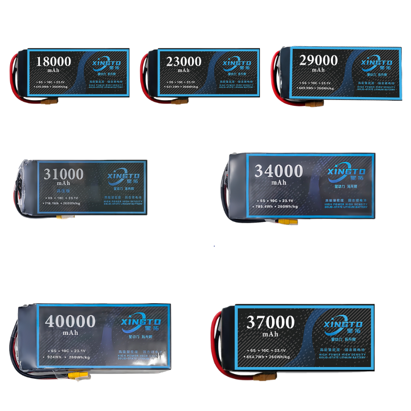 Lithium battery, 260wh/kg, 6 cells